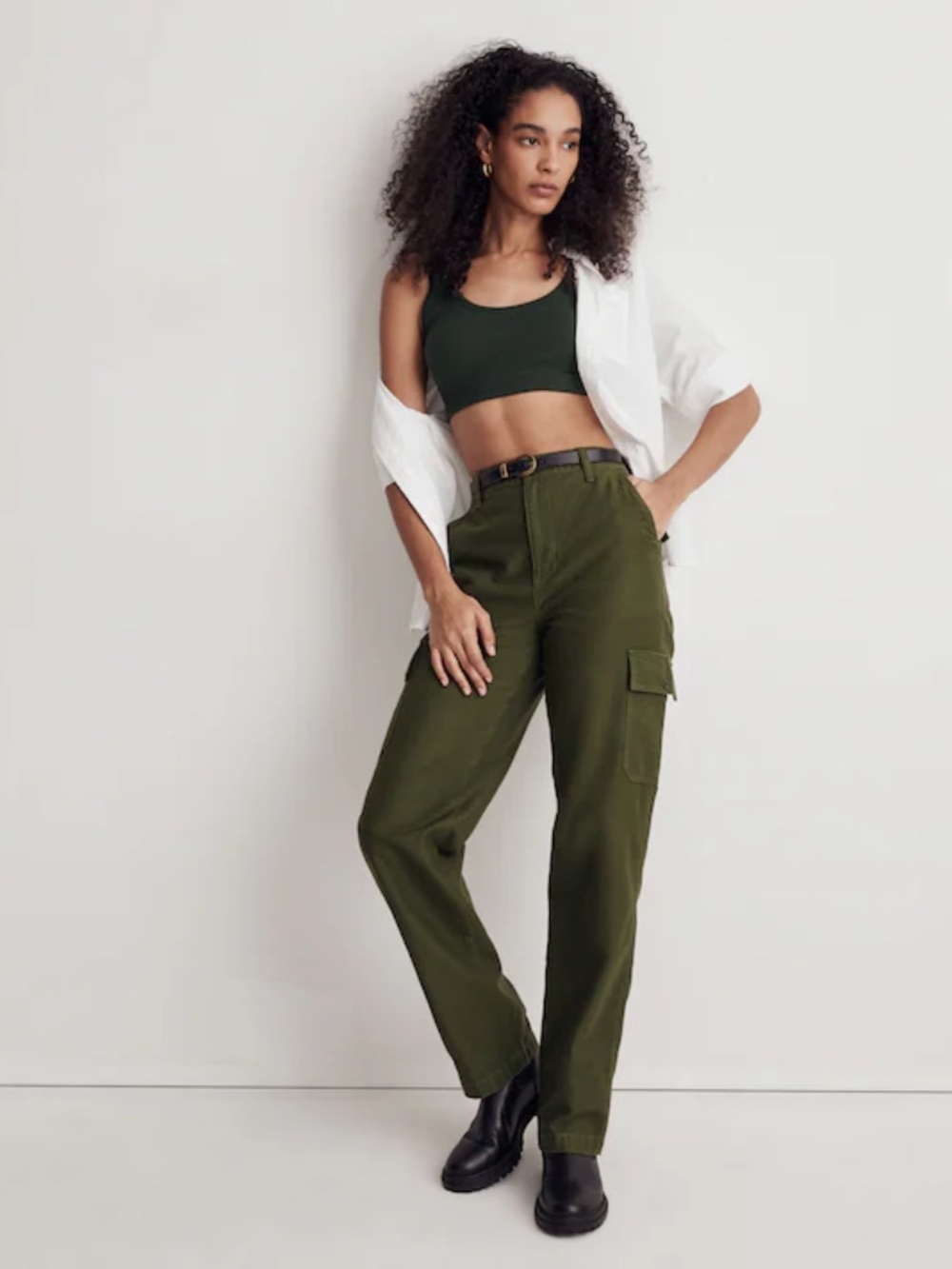 MADEWELL BAGGY STRAIGHT CARGO PANTS